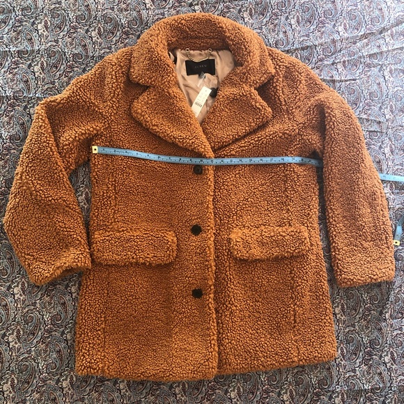 J. Crew Teddy Sherpa Jacket BA527 Medium NWT - Picture 7 of 16